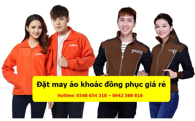 may áo khoác đồng phục tại hà nội