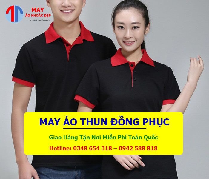 may áo thun dong phuc