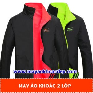 may áo khoác đơn giản