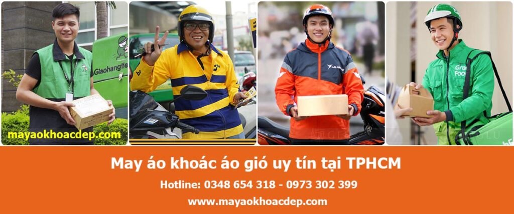 xưởng may áo khoác dù