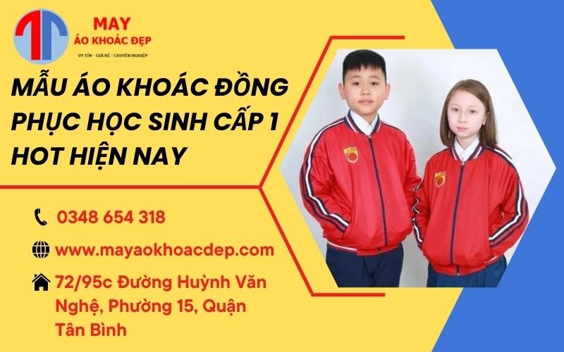 áo khoác đồng phục học sinh cấp 1