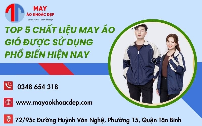 chất liệu may áo gió