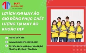 may áo gió đồng phục chất lượng