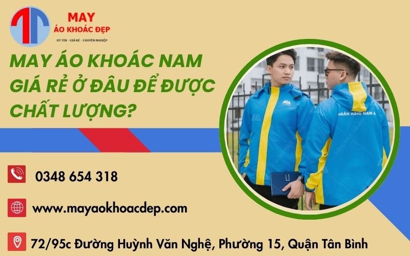 may áo khoác nam giá rẻ