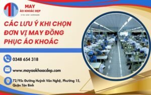 may đồng phục áo khoác