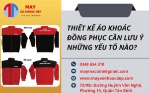 Thiết kế áo khoác đồng phục