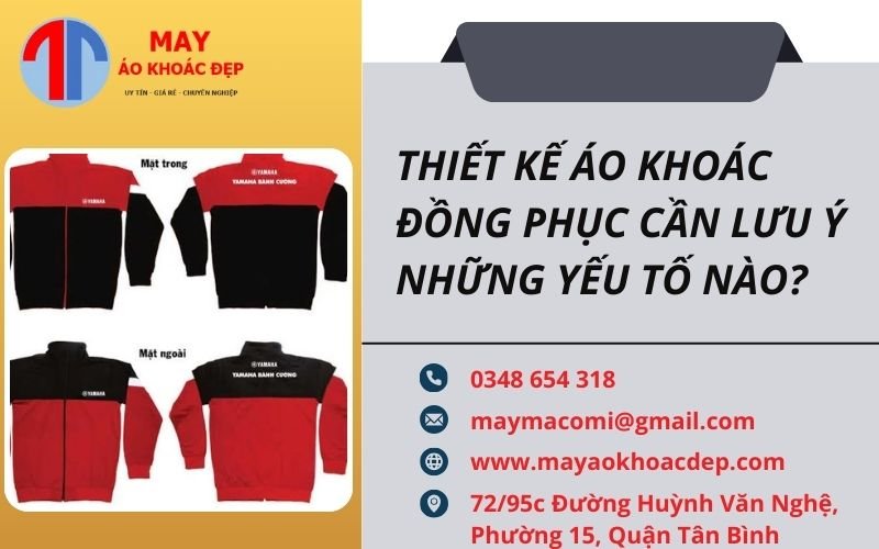 Thiết kế áo khoác đồng phục