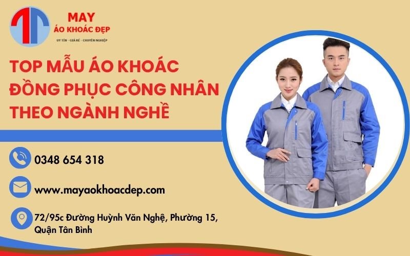 áo khoác đồng phục công nhân