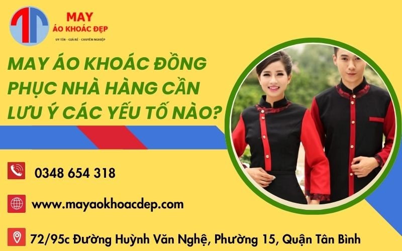 áo khoác đồng phục nhà hàng