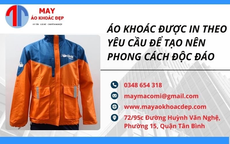 áo khoác được in theo yêu cầu