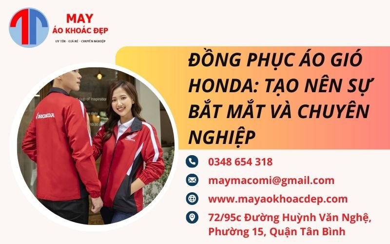 đồng phục áo gió honda