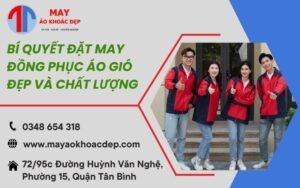 may đồng phục áo gió