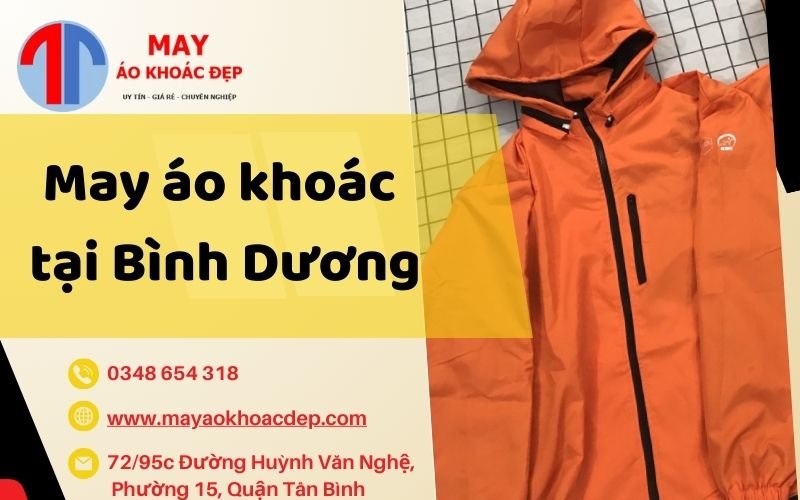 May áo khoác tại Bình Dương