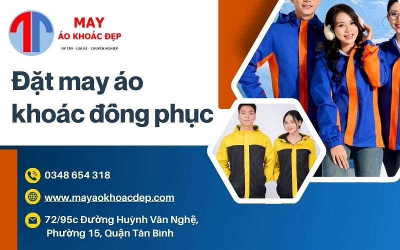 đặt may áo khoác đồng phục