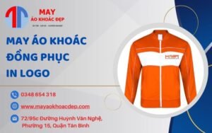 may áo khoác đồng phục in logo