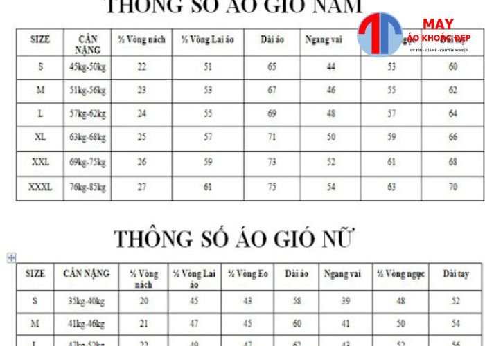 may áo khoác đồng phục thêu tên