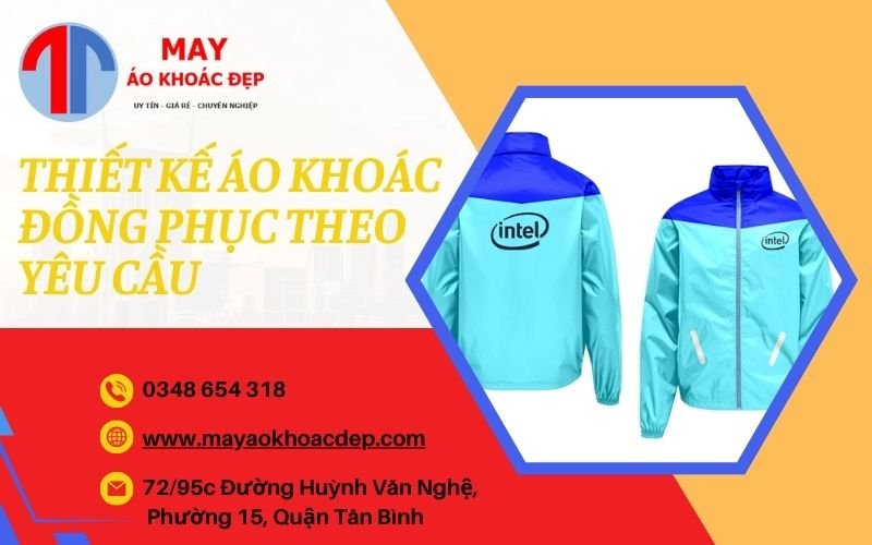 thiết kế áo khoác đồng phục theo yêu cầu