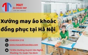xưởng may áo khoác đồng phục tại Hà Nội