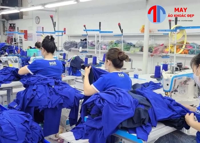 xưởng may áo khoác đồng phục tại Hồ Chí Minh