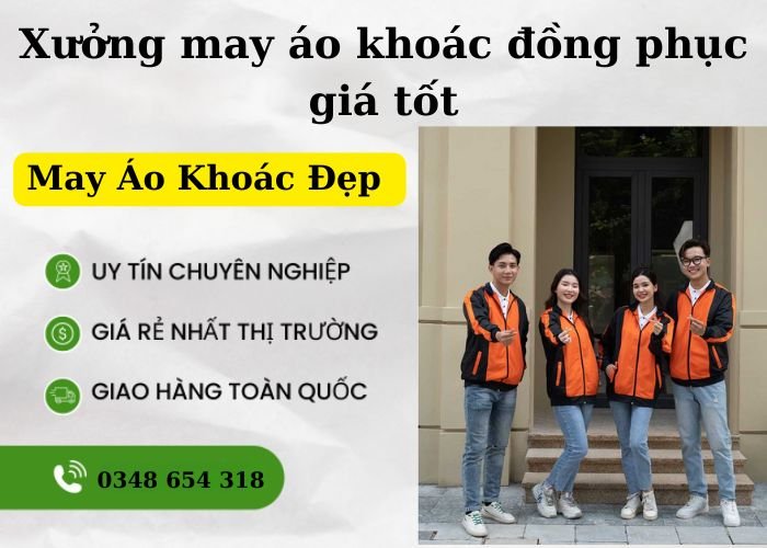 áo khoác đồng phục giá bao nhiêu