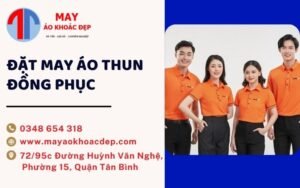 đặt may áo thun đồng phục