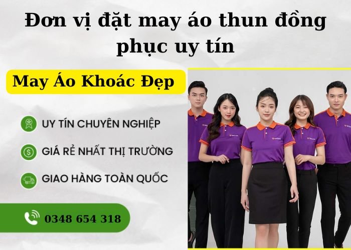 đặt may áo thun đồng phục