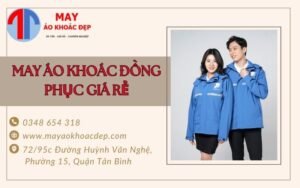 may áo khoác đồng phục giá rẻ