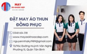 đặt may áo thun đồng phục
