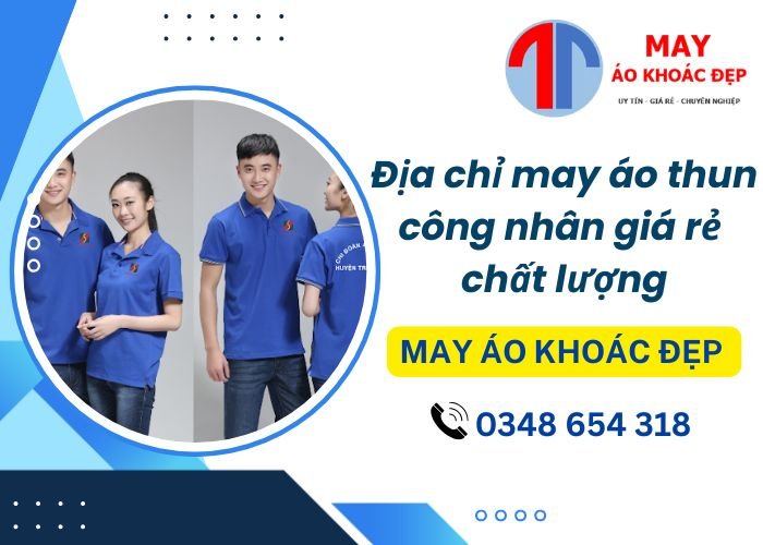 may áo thun công nhân giá rẻ