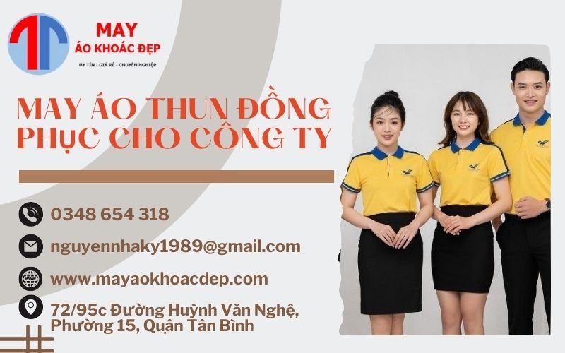 may áo thun đồng phục cho công ty