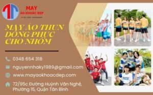 may áo thun đồng phục cho nhóm