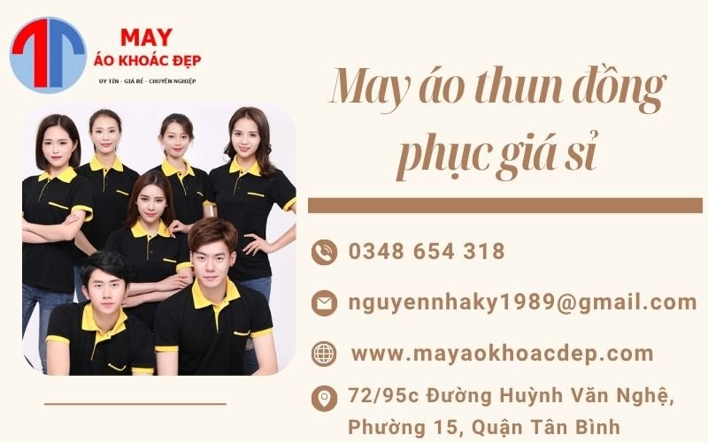 may áo thun đồng phục giá sỉ