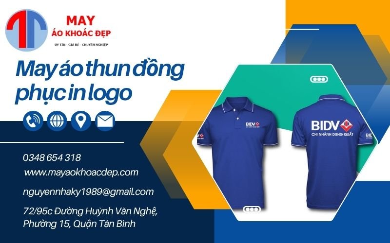 may áo thun đồng phục in logo