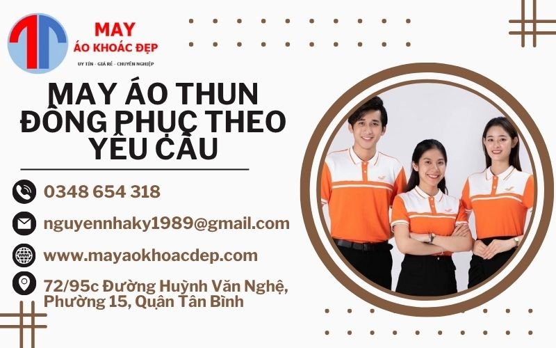 may áo thun đồng phục theo yêu cầu