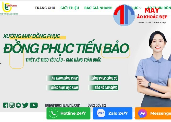 may và in áo đồng phục