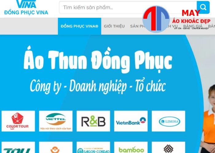 may và in áo đồng phục