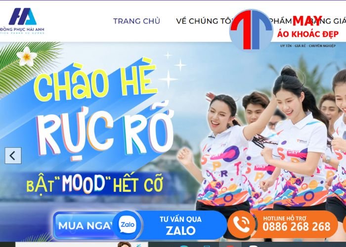 may và in áo đồng phục