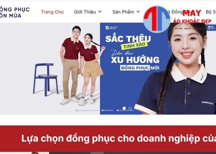 may và in áo đồng phục