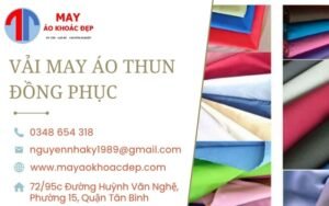 vải may áo thun đồng phục