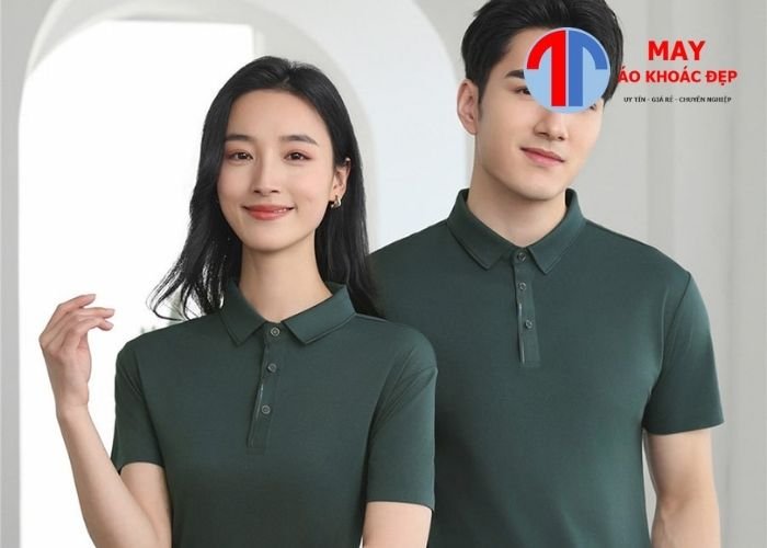 may áo thun đồng phục cá sấu