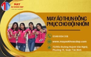 may áo thun đồng phục cho đội nhóm