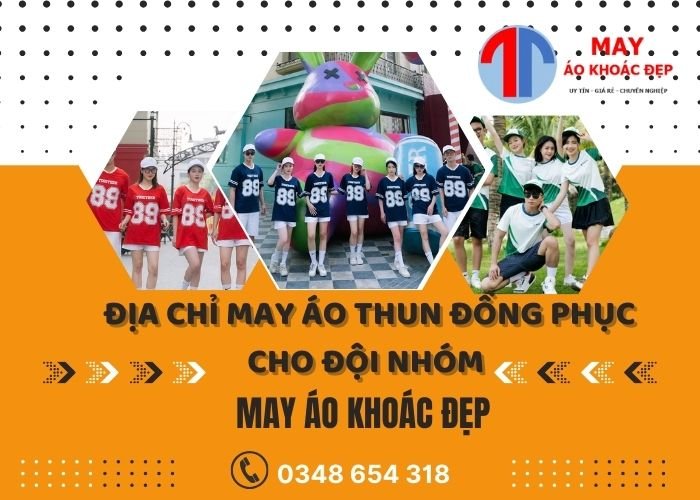may áo thun đồng phục cho đội nhóm