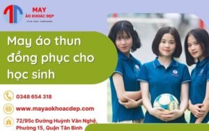 may áo thun đồng phục cho học sinh
