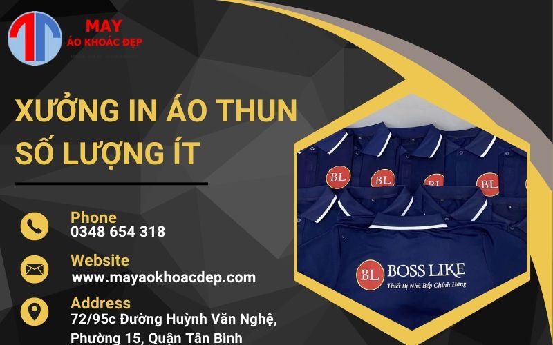 xưởng in áo thun số lượng ít