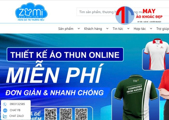 xưởng may áo thun đẹp