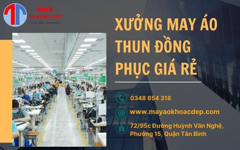 xưởng may áo thun đồng phục giá rẻ