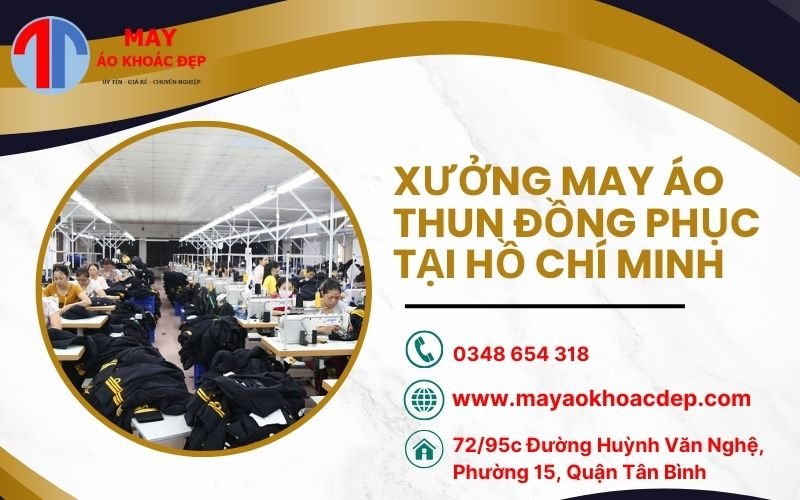 xưởng may áo thun đồng phục tại Hồ Chí Minh