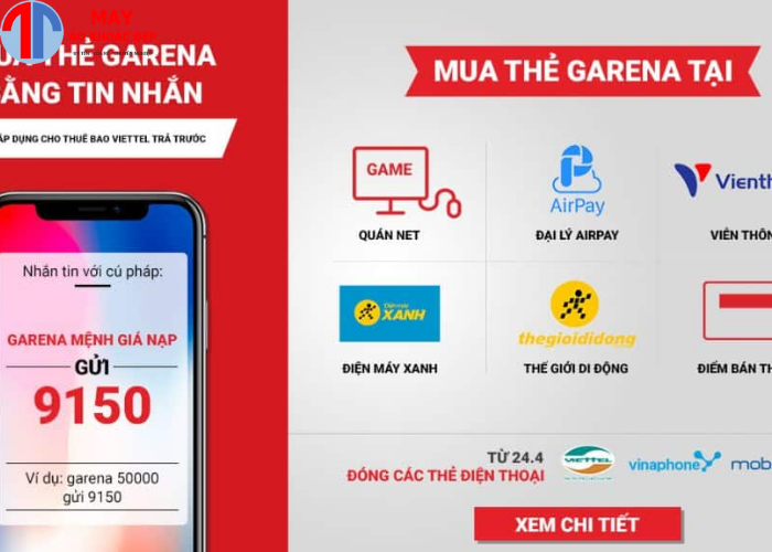 Hướng dẫn nhận thẻ nạp Garena miễn phí an toàn