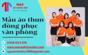 Mẫu áo thun đồng phục văn phòng