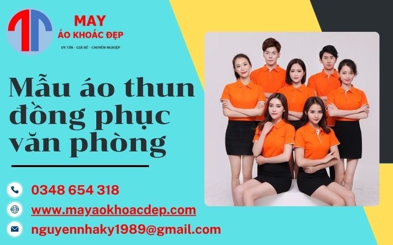 Mẫu áo thun đồng phục văn phòng